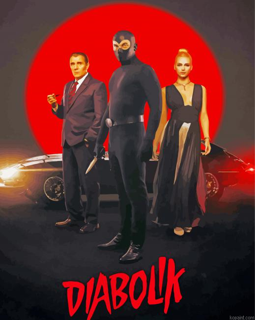 Diabolik Poster Paint By Numbers