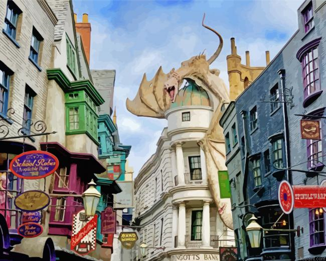Diagon Alley London Painting By Numberss.png