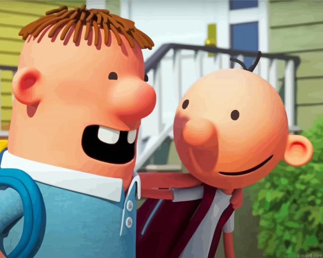 Diary Of A Wimpy Kid Characters Painting By Numberss.png
