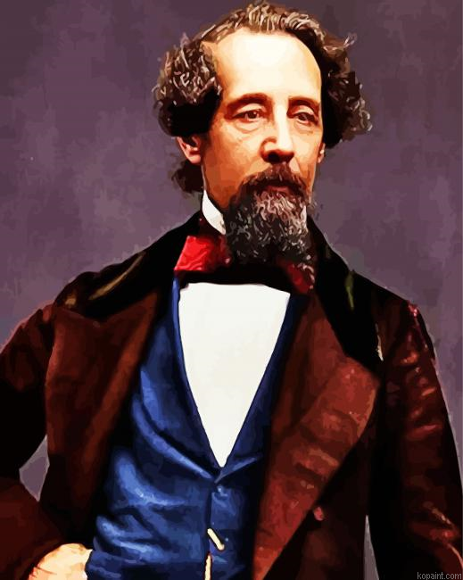 Dickens Charles Author Painting By Numberss.png