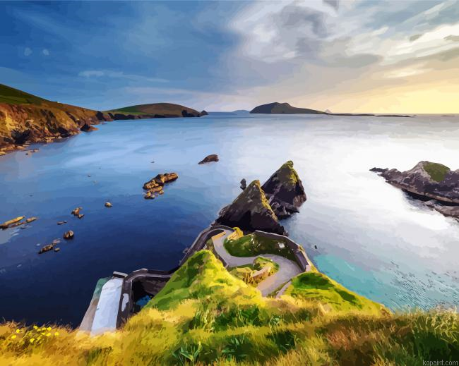 Dingle Peninsula Ireland Paint By Numbers.png