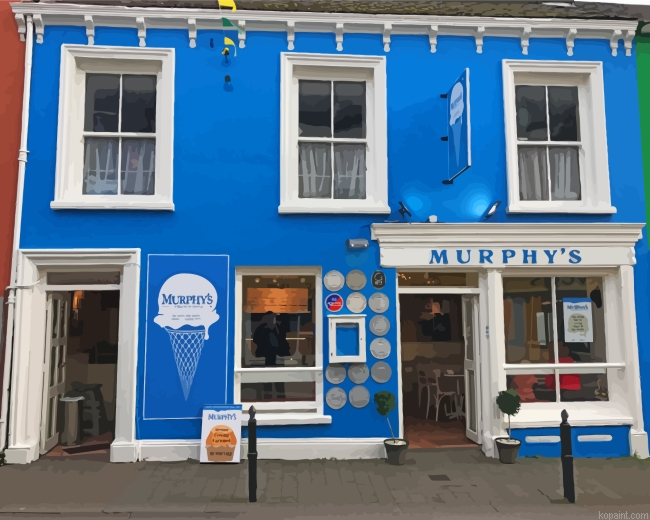 Dingle Town Murphys Ice Cream Store Painting By Numberss.png