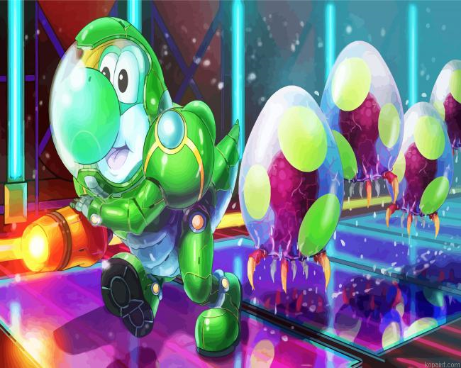 Dinosaur Yoshi Paint By Numbers.png