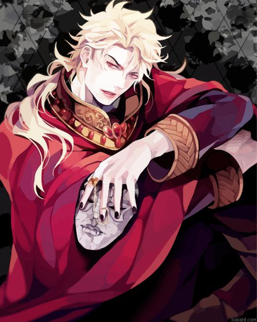 Dio Brando Jojos Bizarre Adventure Paint By Numbers.png