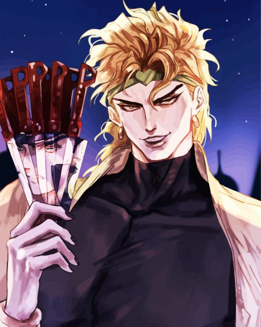 Dio Brando Vampire Paint By Numbers.png