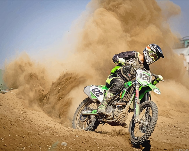 Dirt Bike Sand New Painting By Numberss.png