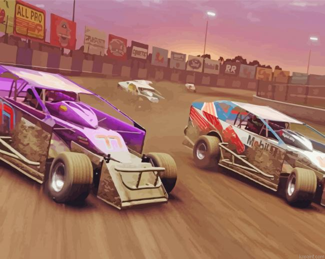 Dirt Track Race Painting By Numberss.png