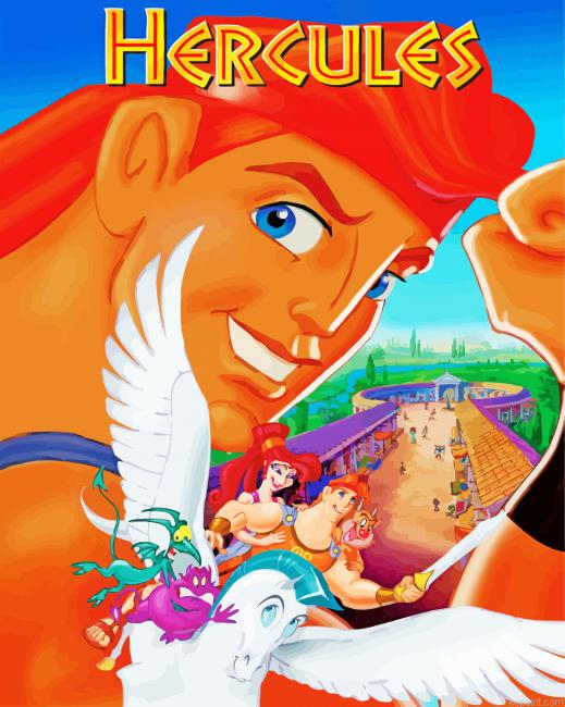 Disney Animation Hercules Painting By Numberss.png