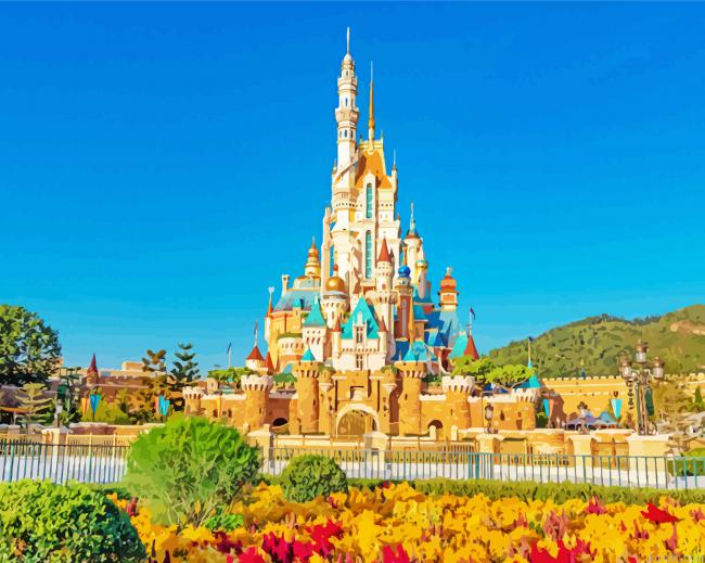 Disney Castle Hong Kong Painting By Numberss.png