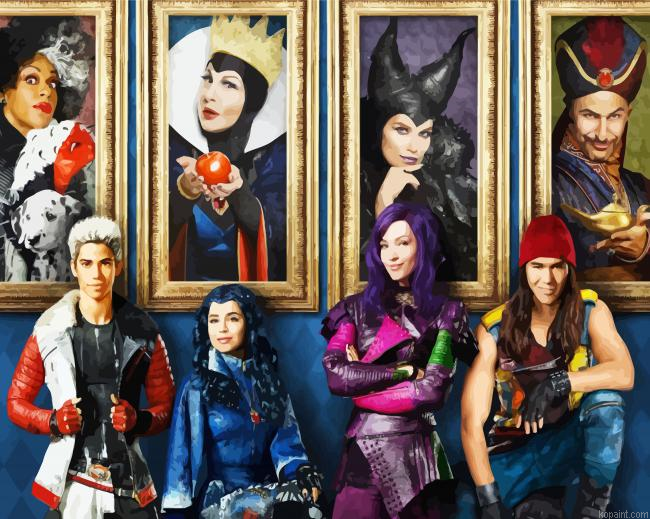 Disney Descendants Film Paint By Numbers.png