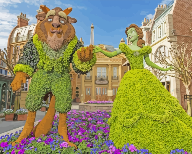 Disney Garden Flower Show Painting By Numberss.png