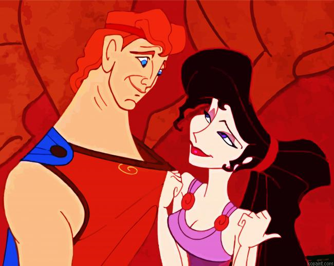 Disney Hercules And Megara Painting By Numberss.png