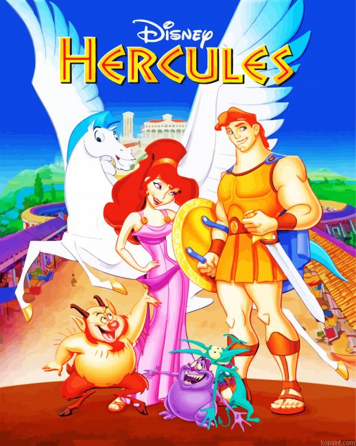 Disney Hercules Film Painting By Numberss.png