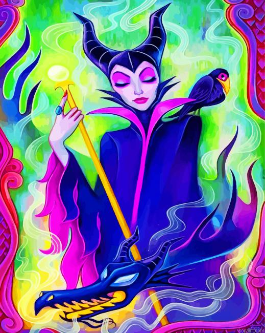 Disney Maleficent Paint By Numbers