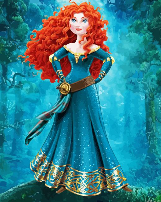Disney Merida Painting By Numberss.png
