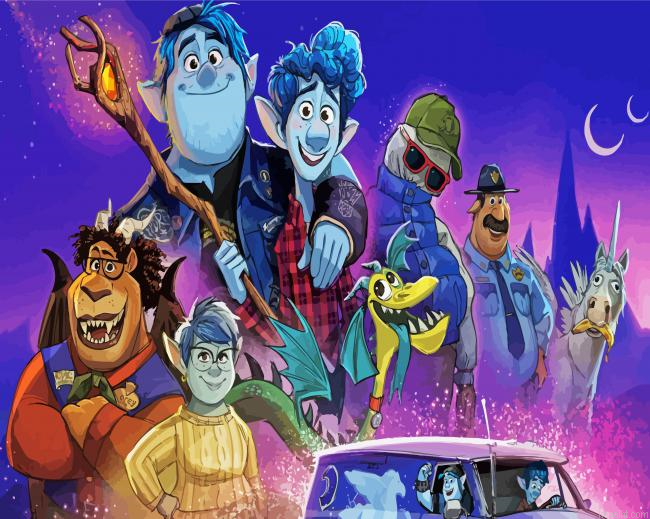 Disney Onward Characters Painting By Numberss.png