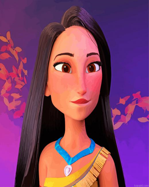 Disney Pocahontas Princess Paint By Numbers