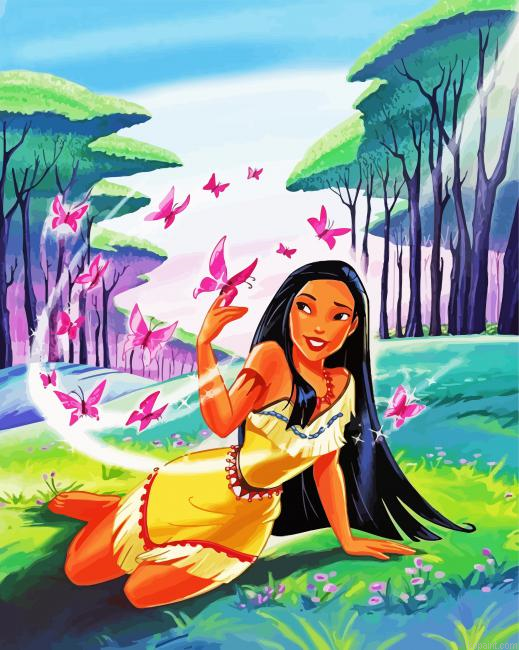 Disney Princess Pocahontas Film Painting By Numberss.png