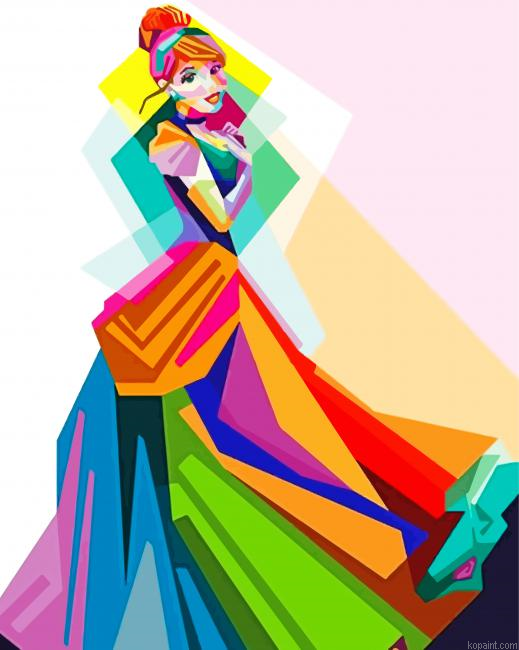 Disney Princess Pop Art Painting By Numberss.png