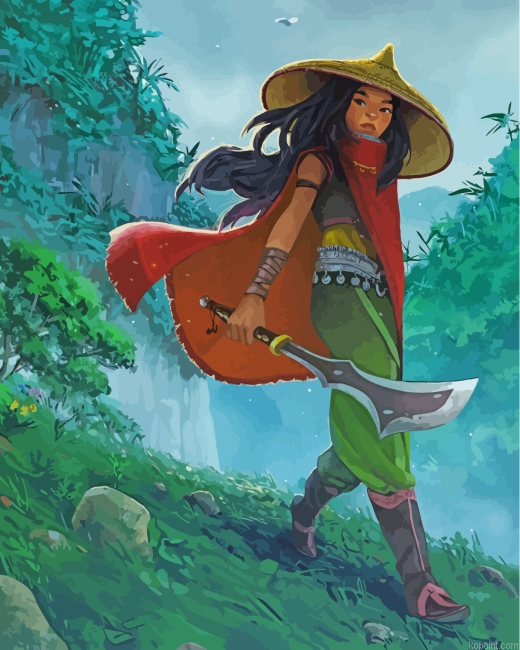 Disney Princess Raya Painting By Numberss.png