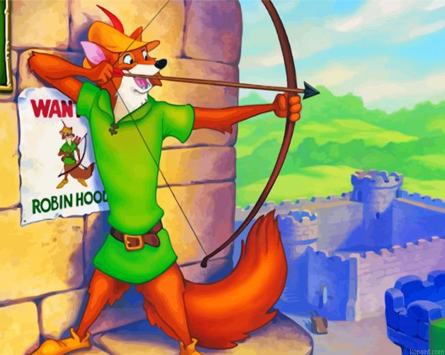 Disney Robin Hood Painting By Numberss.png