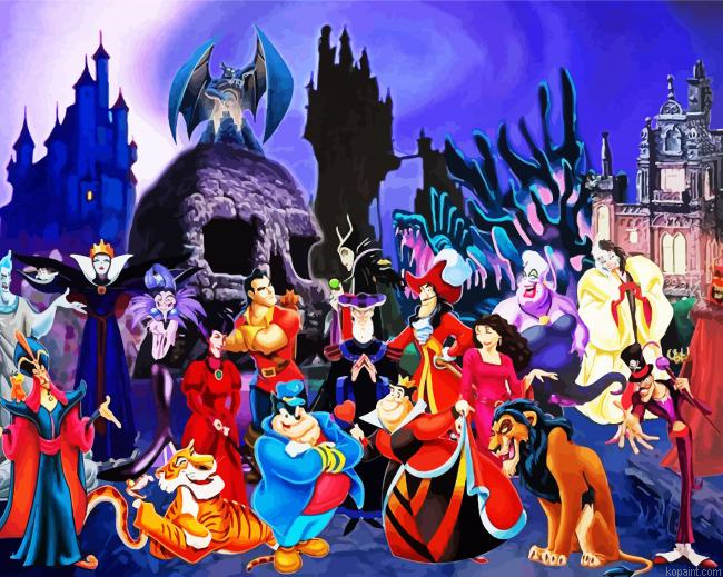 Disney Supervillains Painting By Numberss.png