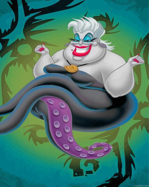 Disney Ursula Painting By Numberss.png