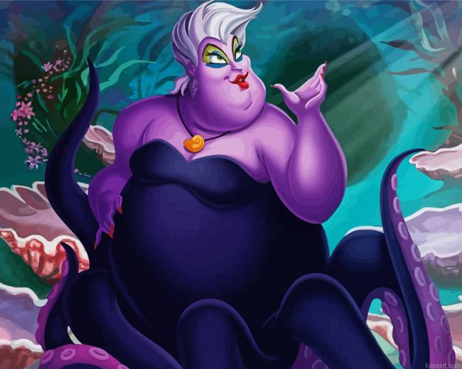 Disney Villain Ursula Painting By Numberss.png