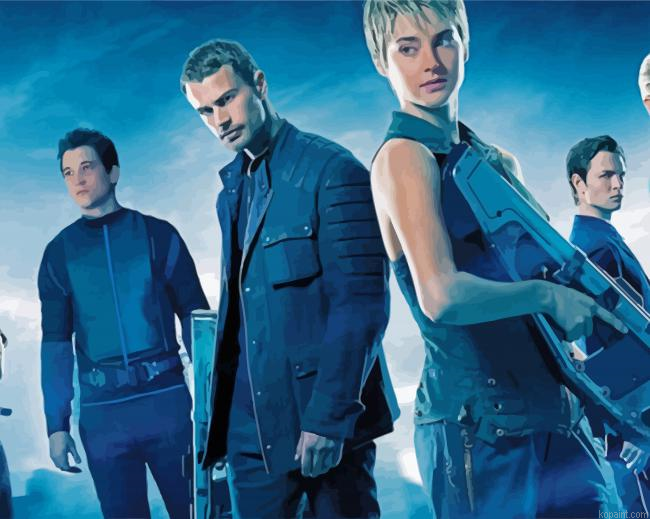 Divergent Action Movie Painting By Numberss.png