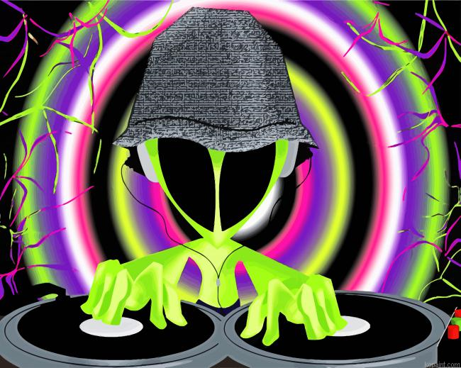 Dj Alien Paint By Numbers