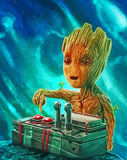 Dj Groot Painting By Numberss.png