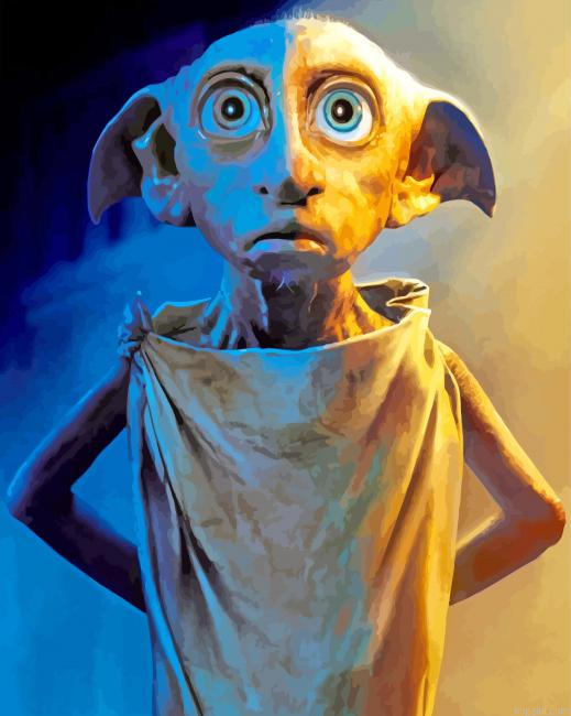 Dobby Harry Potter Movie Painting By Numberss.png