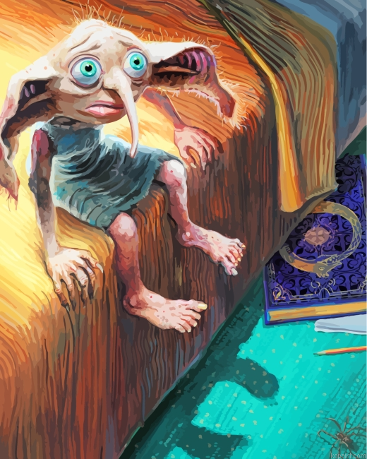Dobby Harry Potter Painting By Numberss.png