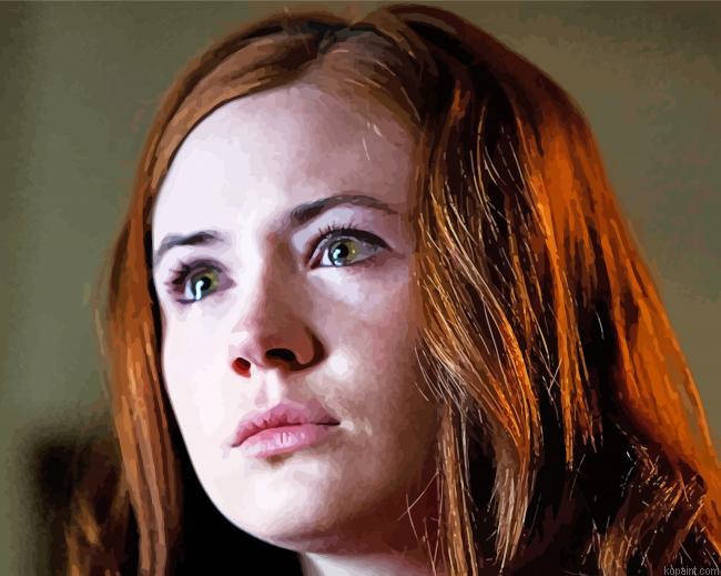 Doctor Who Amy Pond Painting By Numberss.png