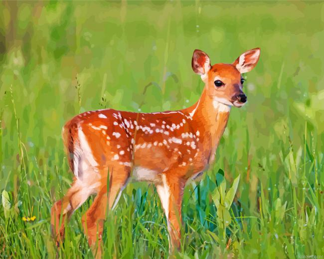 Doe Deer Painting By Numberss.png