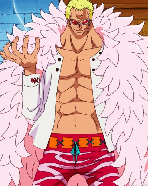 Doflamingo Anime Painting By Numberss.png
