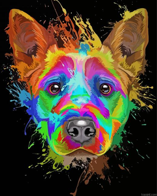 Dog Face Splatter Painting By Numberss.png