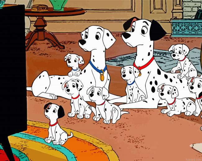Dogs In The Family Room Painting By Numberss.png