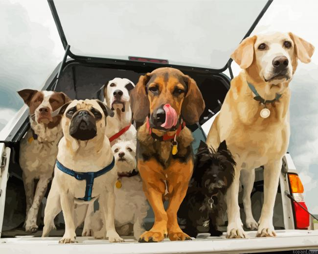 Dogs In Truck Painting By Numberss.png