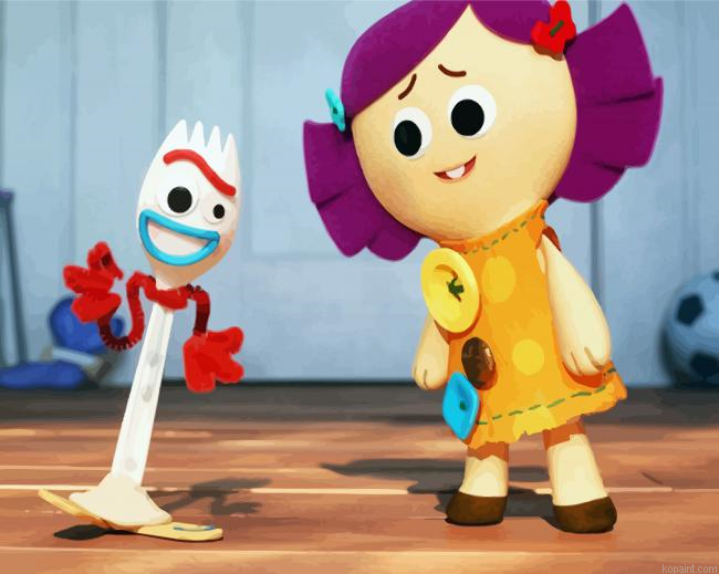 Dolly And Forky Painting By Numberss.png