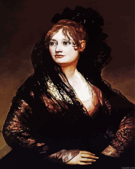 Dona Isabel De Porcel Goya Art Paint By Numbers