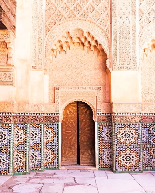 Door Marrakesh Morocco New Painting By Numberss.png