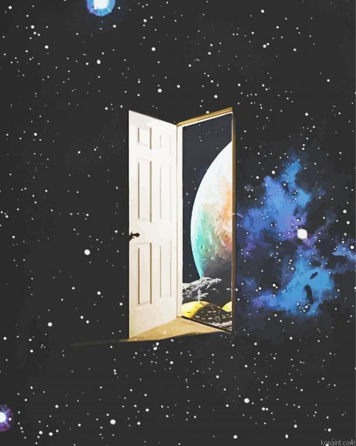 Door To Space Universe Painting By Numberss.png