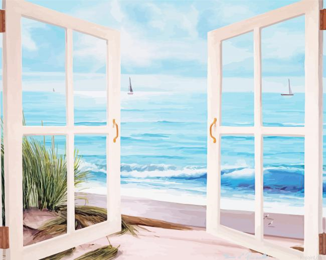 Door To The Beach Painting By Numberss.png