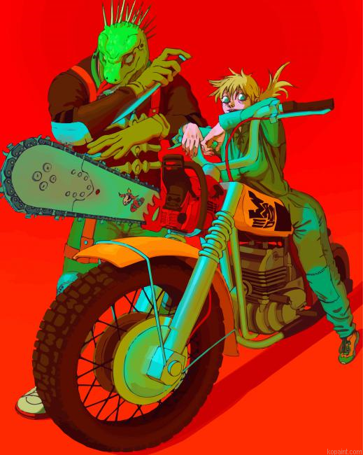 Dorohedoro Illustration Painting By Numberss.png