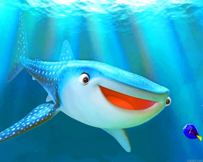 Dory Nemo Shark Fish Painting By Numberss.png