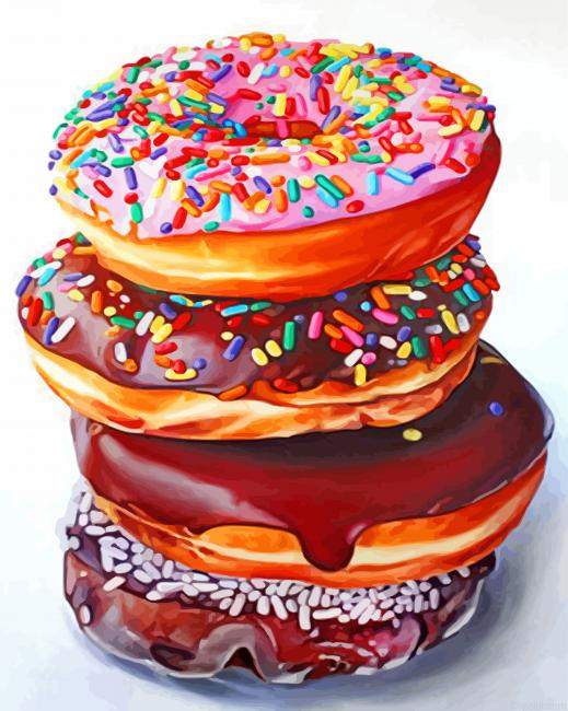 Doughnuts Painting By Numberss.png