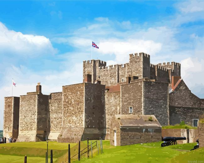 Dover Castle England Painting By Numberss.png
