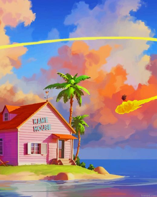 Dragon Ball House Painting By Numberss.png