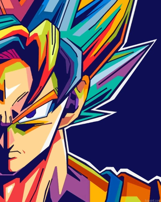 Dragon Ball Pop Art New Painting By Numberss.png